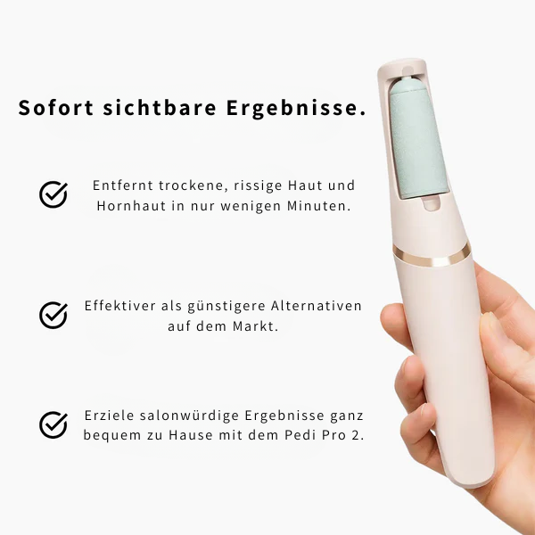 Pedi Pro 2 – Seidig weiche Füße in Sekunden
