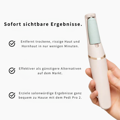 Pedi Pro 2 – Seidig weiche Füße in Sekunden